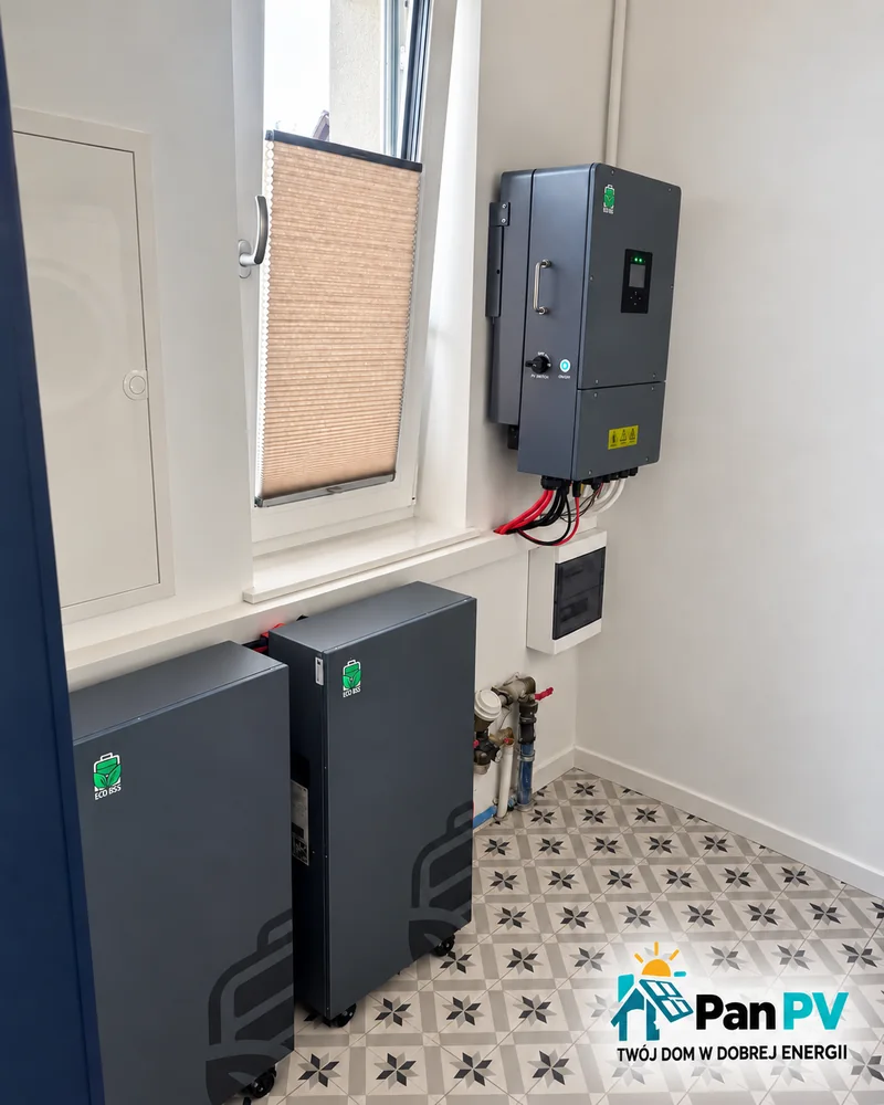Magazyn energii Eco BSS 30 kWh z falownikiem hybrydowym — realizacja Pan PV w Nowym Targu