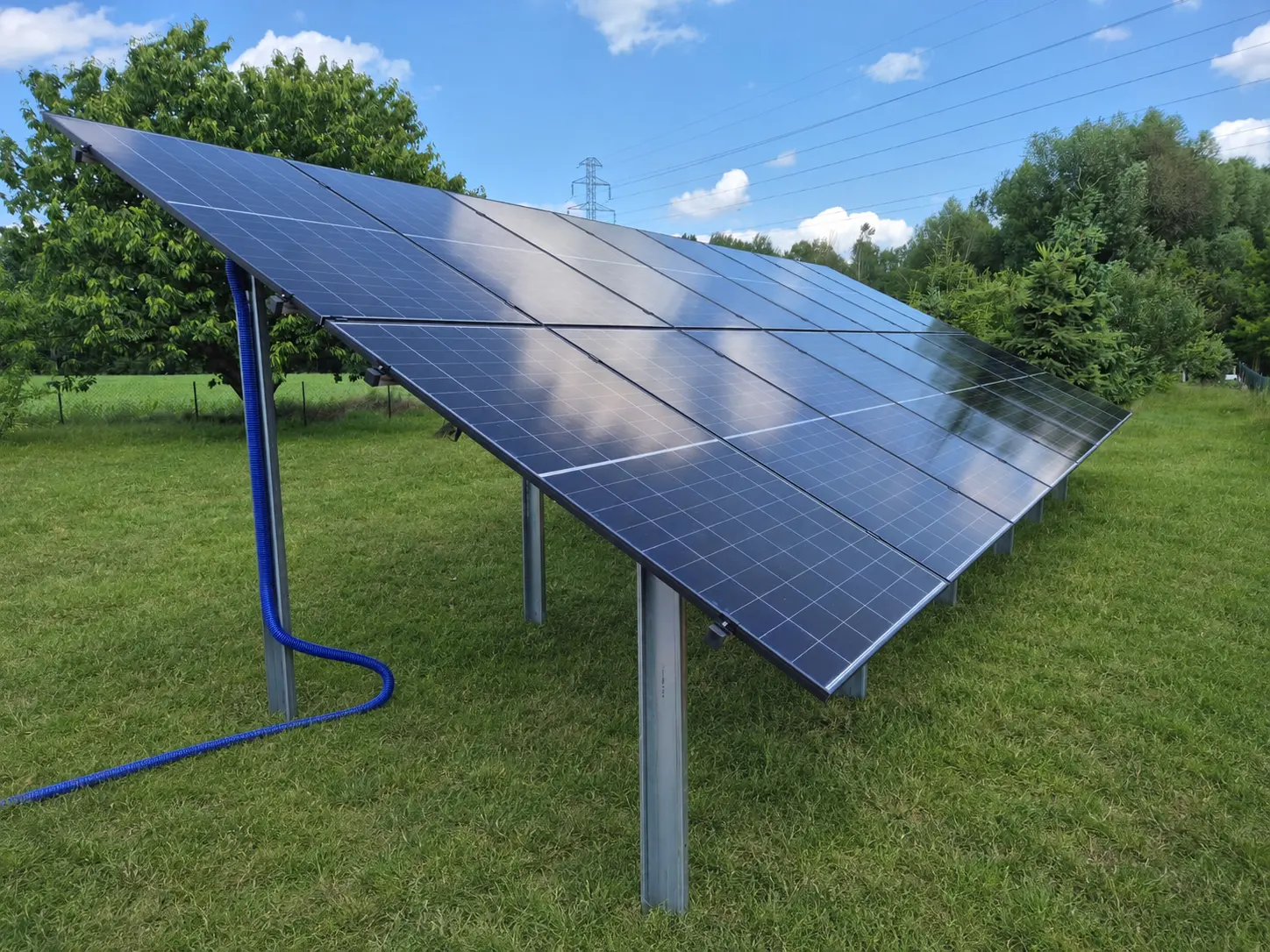 Duża gruntowa instalacja fotowoltaiczna Pan PV